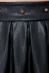 That Girl Studded Black Vegan Leather Skirt