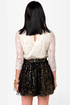 Tulle Intentions Black and Gold Sequin Skirt