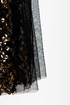 Tulle Intentions Black and Gold Sequin Skirt