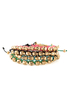 Skull Days Gold and Turquoise Skull Bracelet