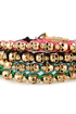 Skull Days Gold and Turquoise Skull Bracelet