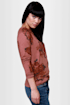 O'Neill Flower Patch Brown Floral Print Top