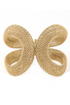 Kissing Coils Gold Cuff Bracelet