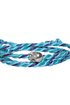 Skull's Out for Summer Blue and Purple Friendship Bracelet