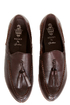 Oxy 4 Brown Slip-On Tassel Loafers