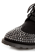 Michael Antonio Peter Black Rhinestone Wingtip Oxfords