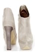 Michael Antonio Studio Manila Light Grey Pointed Booties
