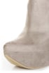 Michael Antonio Studio Manila Light Grey Pointed Booties