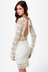 Black Sheep Tasha Ivory Lace Dress