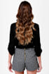 Pompidou Black Boucle Shorts