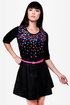 Too Cool For Jewel Black Jeweled Sweater