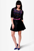 Too Cool For Jewel Black Jeweled Sweater