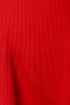 Flare Show Knit Red Skirt