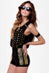 Stud Advisory Studded Black Shorts