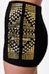 Stud Advisory Studded Black Shorts
