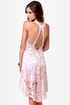 First Anniversary Blush Lace Dress