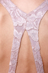First Anniversary Blush Lace Dress