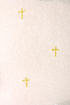 Cross-Promotion Sheer Cream Print Top