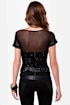 Out to Sequin Black Sequin Bodysuit