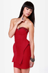The Empire Spikes Back Studded Red Dress