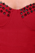 The Empire Spikes Back Studded Red Dress