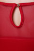 Center Piece Cutout Red Dress