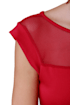 Center Piece Cutout Red Dress