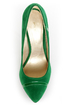 Shoe Republic LA Silva Jade Green Pointed Pumps