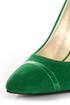 Shoe Republic LA Silva Jade Green Pointed Pumps