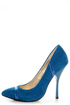 Shoe Republic LA Silva Teal Blue Pointed Pumps