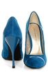 Shoe Republic LA Silva Teal Blue Pointed Pumps