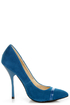 Shoe Republic LA Silva Teal Blue Pointed Pumps