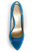 Shoe Republic LA Silva Teal Blue Pointed Pumps
