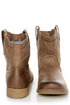 Roxy Buckeye Chocolate Brown Perforated Ankle Boots