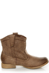 Roxy Buckeye Chocolate Brown Perforated Ankle Boots