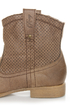 Roxy Buckeye Chocolate Brown Perforated Ankle Boots