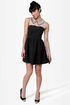 Darling Ellen Beaded Black Dress