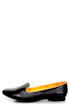 C Label Judy 2 Black and Yellow Smoking Slipper Flats