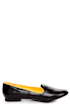 C Label Judy 2 Black and Yellow Smoking Slipper Flats