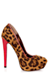 Capricorn Leopard Print and Red Platform Pumps