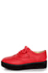 Oxia Burgundy Red Brogue Oxford Platform Creepers