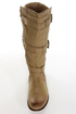 Cowgirl 2 Beige Belted Riding Boots