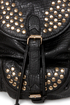 Get In Shine Studded Black Backpack