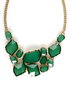 Off to See the Wizard Green Statement Necklace