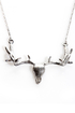Stag Party Silver Necklace