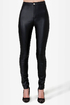 Mink Pink Hit the Road Black Moto Pants