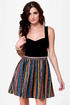 How Bazaar Black Guatemalan Print Dress