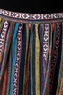 How Bazaar Black Guatemalan Print Dress