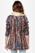 Mink Pink Kooky Multi Yarn Striped Coat