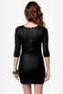 Mink Pink Twister Sister Black Dress